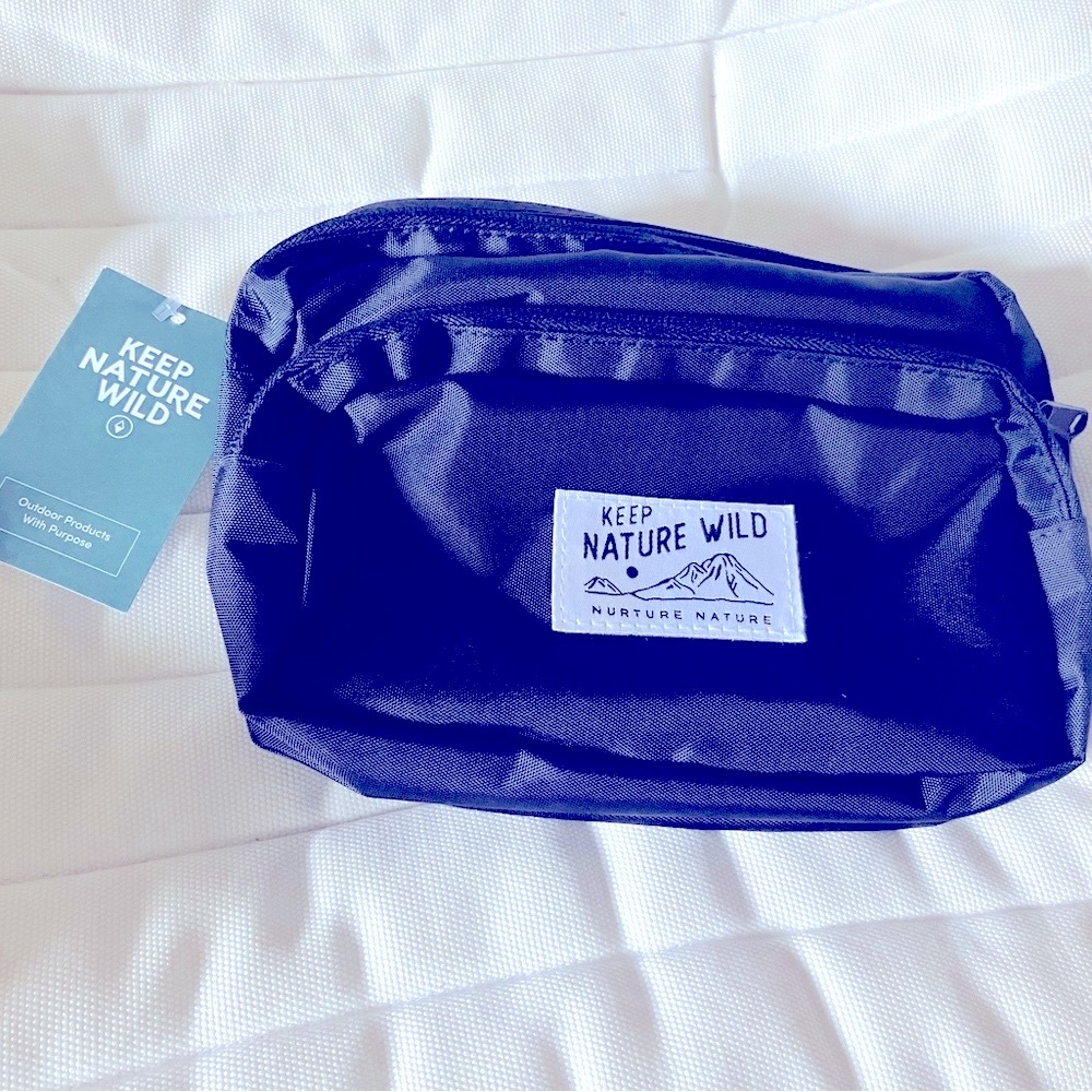 Keep Nature Wild Black Fanny Pack - NWT